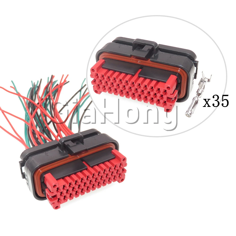 1 Set 35 Ways Starter Auto Accessories Car Wiring Cable Waterproof Sockets 776164-1 Automobile ECU Controller Integrated Plug
1 Set 35 Ways Starter Auto Accessories Car Wiring Cable Waterproof Sockets 776164-1 Automobile ECU Controller Integrated Plug