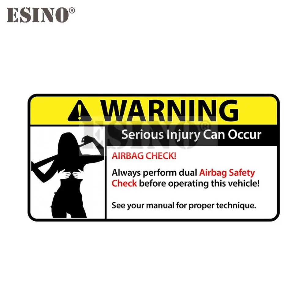 Car Styling Creative Funny Warning Sexy Lady Hot Girl Airbag Check PVC Decal Waterproof Car Body Sticker Pattern Vinyl
Car Styling Creative Funny Warning Sexy Lady Hot Girl Airbag Check PVC Decal Waterproof Car Body Sticker Pattern Vinyl