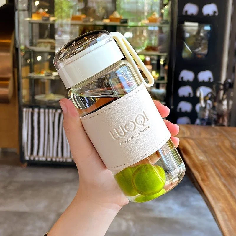 340ml /480ml Portable Cute Heat Resistant Glass Bottle For Drink Cold Water Juice Tea With Screw Lid Filter Net Easy To Carry
340ml /480ml Portable Cute Heat Resistant Glass Bottle For Drink Cold Water Juice Tea With Screw Lid Filter Net Easy To Carry