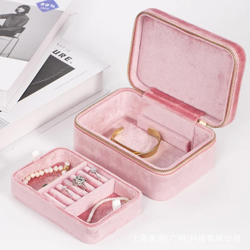 Flannelette Jewelry Storage Box Double-Layer Necklace Ear Rings Case Bracelet Pendant Organizer Display Stand Women Gift Storage
Flannelette Jewelry Storage Box Double-Layer Necklace Ear Rings Case Bracelet Pendant Organizer Display Stand Women Gift Storage
