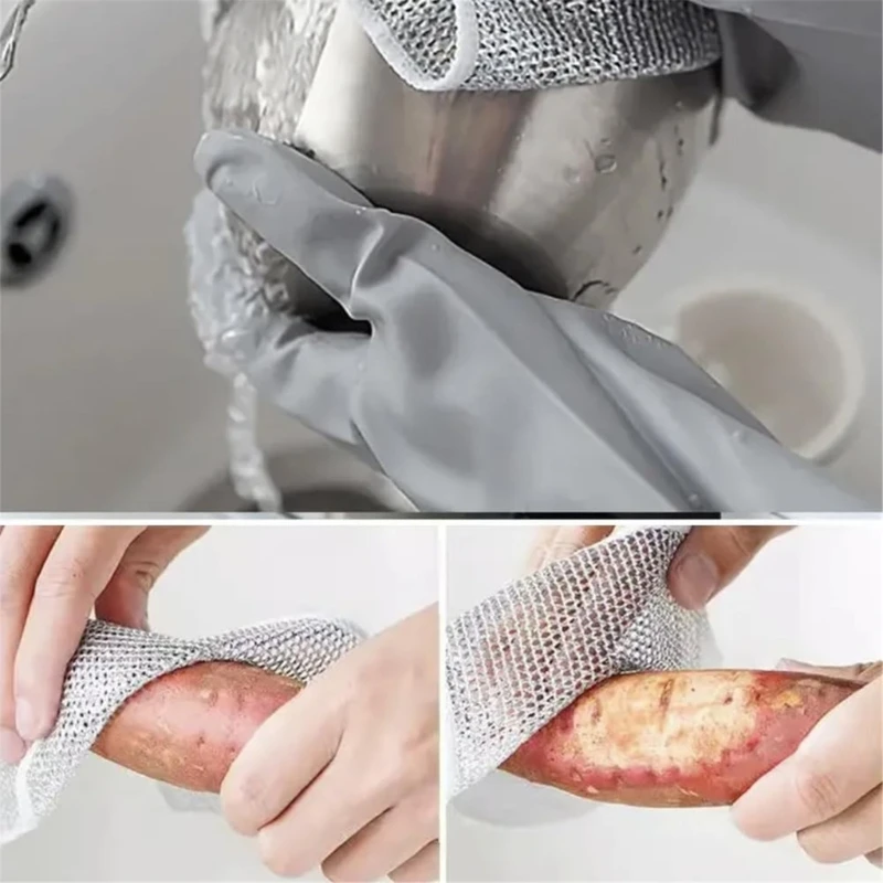 Efficient Metal Wire Dish Scrubber Dish Cleaning Rags Scrubs & Cleans Dishcloth Drop Shipping
Efficient Metal Wire Dish Scrubber Dish Cleaning Rags Scrubs & Cleans Dishcloth Drop Shipping