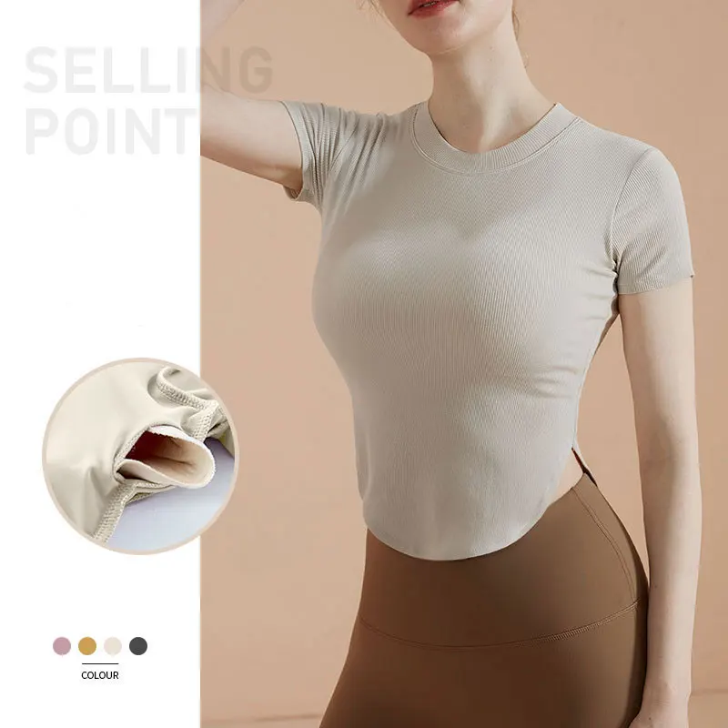 Short Sleeve Yoga Top Women Fitness Crop Top Gym Running Workout Clothing Shockproof Breathable Yoga Vest Sexy Soft Yoga T-shirt
Short Sleeve Yoga Top Women Fitness Crop Top Gym Running Workout Clothing Shockproof Breathable Yoga Vest Sexy Soft Yoga T-shirt
