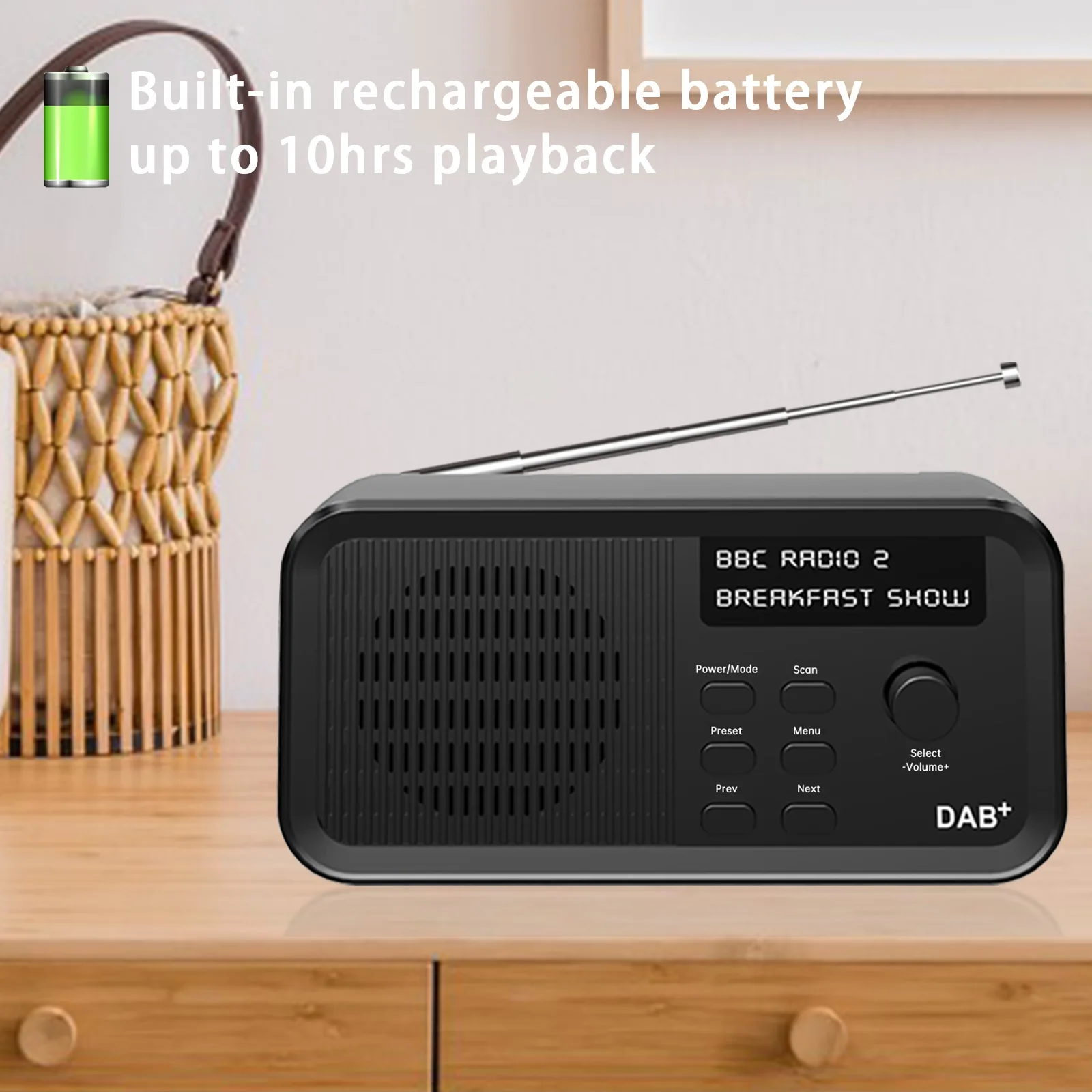 Высококачественная Портативная звуковая коробка для дома и улицы DAB + Цифровые FM-радио динамики емкость аккумулятора 2500 ма
Высококачественная Портативная звуковая коробка для дома и улицы DAB + Цифровые FM-радио динамики емкость аккумулятора 2500 ма