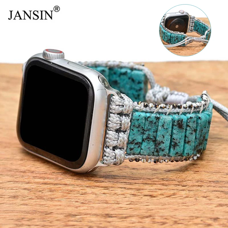 Bohemian Watch Strap For Apple Watch Band 38mm 40mm 42mm 41mm 44mm 45mm 49mm Women Boho Stone Bracelet For iWatch Ultra 8 7 6 5
Bohemian Watch Strap For Apple Watch Band 38mm 40mm 42mm 41mm 44mm 45mm 49mm Women Boho Stone Bracelet For iWatch Ultra 8 7 6 5