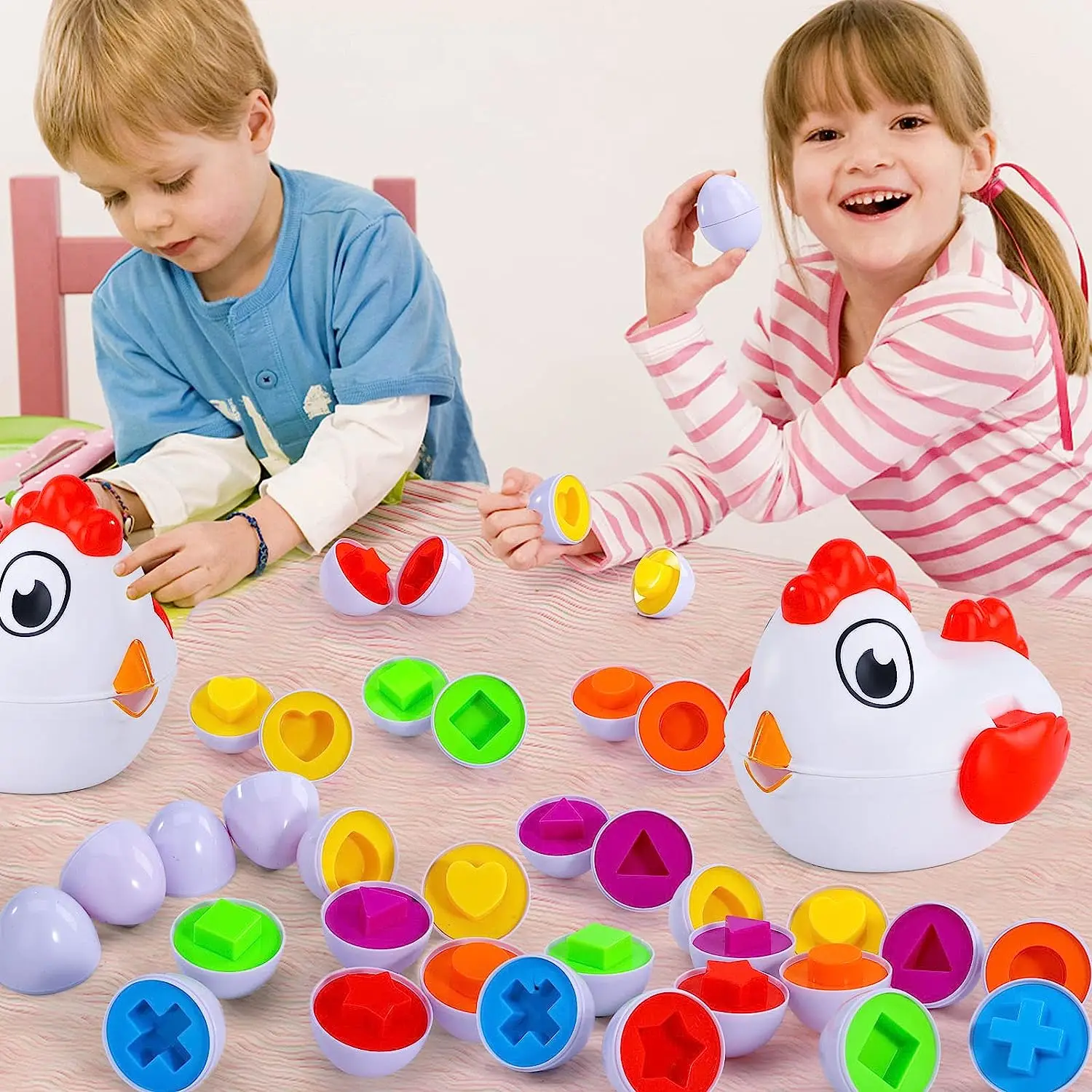Baby Learning Educational Montessori Toy Development Sorter Toys Games For Children Shape Matching Eggs Sensory Toys For Babies
Baby Learning Educational Montessori Toy Development Sorter Toys Games For Children Shape Matching Eggs Sensory Toys For Babies