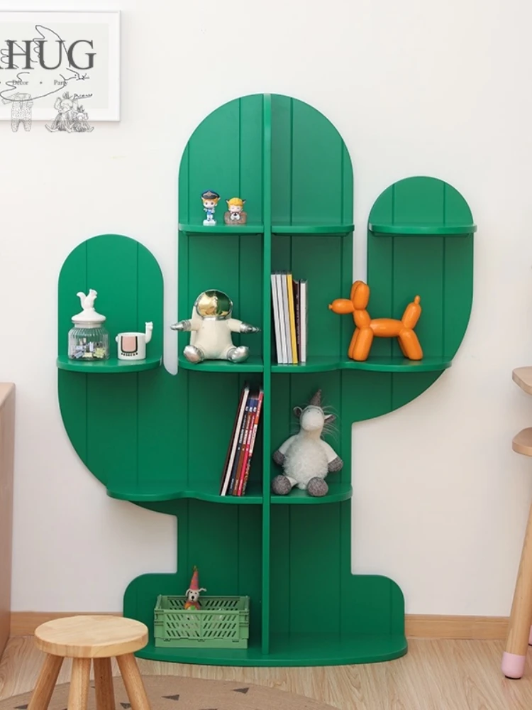Children's Room Picture Book Rack Display Floor Solid Wood Shelf Cactus Bookshelf
Children's Room Picture Book Rack Display Floor Solid Wood Shelf Cactus Bookshelf