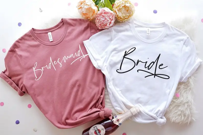 Bachelorette Party Shirts Bridesmaid Maid of Honor Mother of the Bride Tank Gift 100% cotton Streetwear goth y2k Drop shipping
Bachelorette Party Shirts Bridesmaid Maid of Honor Mother of the Bride Tank Gift 100% cotton Streetwear goth y2k Drop shipping