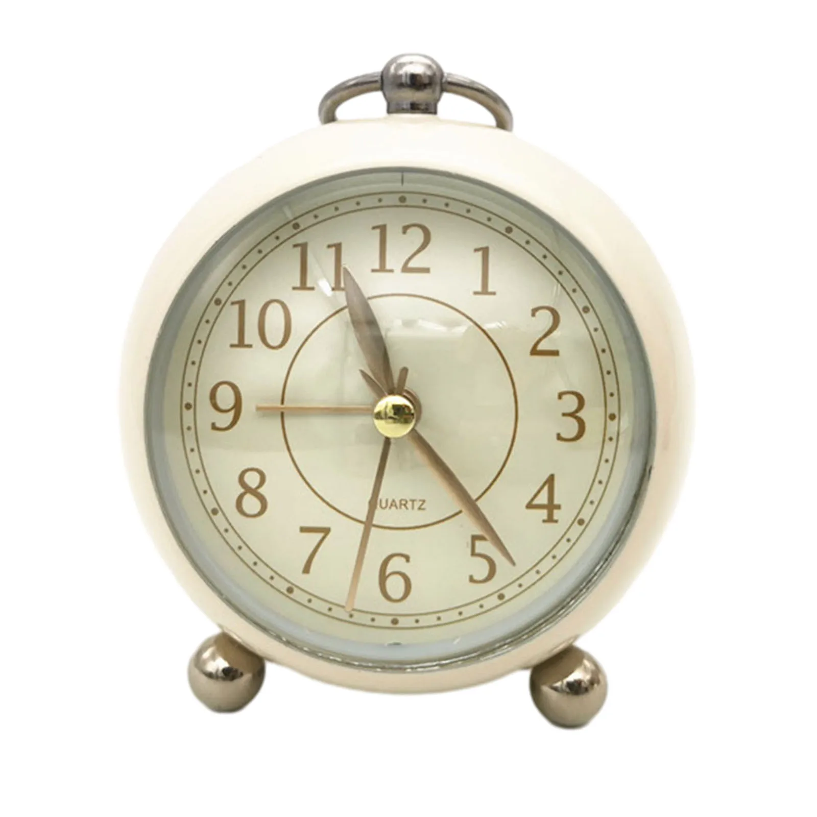 Vintage Alarm Clock 11*11*7cm Metal 3.5-inch Table Clock Hanging Ring Bedside Alarm Clock Simple Style Silent With Night Light
Vintage Alarm Clock 11*11*7cm Metal 3.5-inch Table Clock Hanging Ring Bedside Alarm Clock Simple Style Silent With Night Light