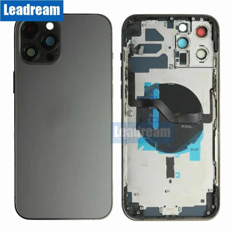 Задняя крышка корпуса для iPhone 12 Pro Max 12 mini задняя крышка батарейного отсека заднее стекло с рамкой корпуса SIM-карты боковые запчасти
Задняя крышка корпуса для iPhone 12 Pro Max 12 mini задняя крышка батарейного отсека заднее стекло с рамкой корпуса SIM-карты боковые запчасти