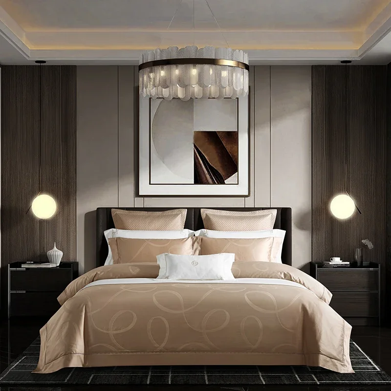 Luxury Bedding Set Egyptian cotton Vintage Satin Jacquard Bed Sets Soft Silky Duvet Cover Set Flat/Fitted Bed Sheet Pillowcases
Luxury Bedding Set Egyptian cotton Vintage Satin Jacquard Bed Sets Soft Silky Duvet Cover Set Flat/Fitted Bed Sheet Pillowcases