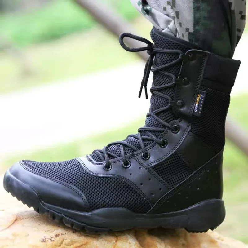 

2023 Hot Sale Combat Shoes Men Fashion Military Tactical Training Boots Couples Anti-Slippery Army Boots For Women