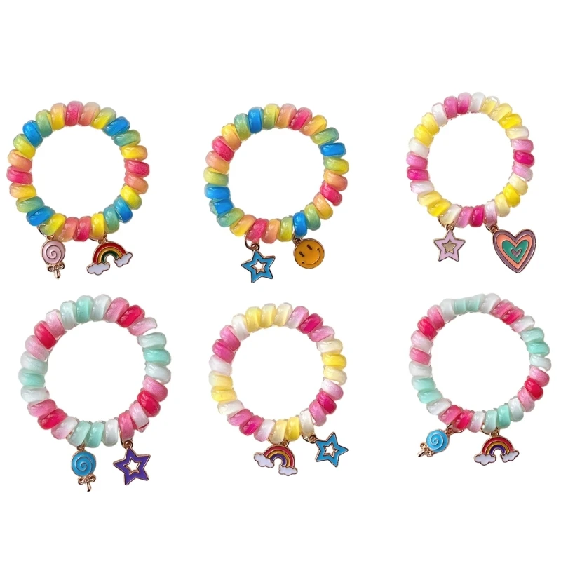 Rainbow Stretchable Hair Scrunchies Coiled Elastic Hair Bands Ponytail Holders Dropship
Rainbow Stretchable Hair Scrunchies Coiled Elastic Hair Bands Ponytail Holders Dropship