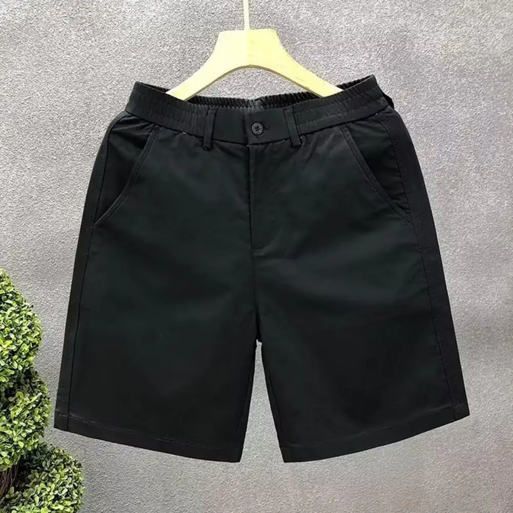 Straight Wide Leg Shorts Pocket Design Shorts Men's Summer Casual Shorts with Elastic Waistband Button Zipper Fly for Beach
Straight Wide Leg Shorts Pocket Design Shorts Men's Summer Casual Shorts with Elastic Waistband Button Zipper Fly for Beach