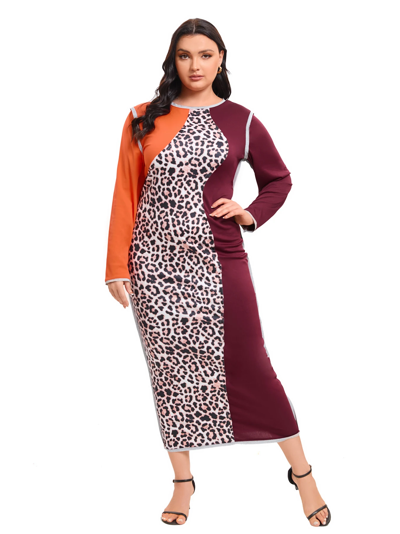 Plus Size Women's Long Sleeved Leopard Print Waistband Fitting Dress Streetwear Fashion Bodycon Female Elegant Vestidos Robes
Plus Size Women's Long Sleeved Leopard Print Waistband Fitting Dress Streetwear Fashion Bodycon Female Elegant Vestidos Robes