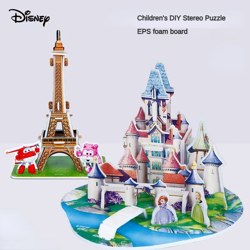 Cartoon Disney Princess Castle 3D Stereoscopic Puzzle Frozen Sophia Model Puzzle DIY Children's Educational Kids Toys Gift
Cartoon Disney Princess Castle 3D Stereoscopic Puzzle Frozen Sophia Model Puzzle DIY Children's Educational Kids Toys Gift