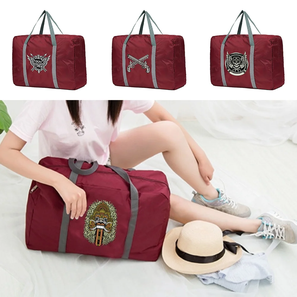 2022 New Nylon Foldable Travel Bags Unisex Large Capacity Luggage Bag Women Handbags Men Travel Bag Skull Series
2022 New Nylon Foldable Travel Bags Unisex Large Capacity Luggage Bag Women Handbags Men Travel Bag Skull Series