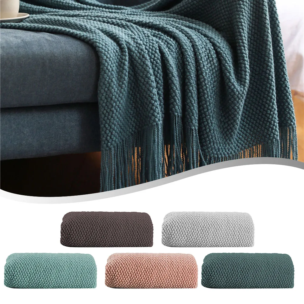Sofa Blanket Throw Blanket Pineapple Plaid Tassel Knitted Blanket Office Nap Blanket Wall Hanging Tapestry Rug 127*172CM
Sofa Blanket Throw Blanket Pineapple Plaid Tassel Knitted Blanket Office Nap Blanket Wall Hanging Tapestry Rug 127*172CM