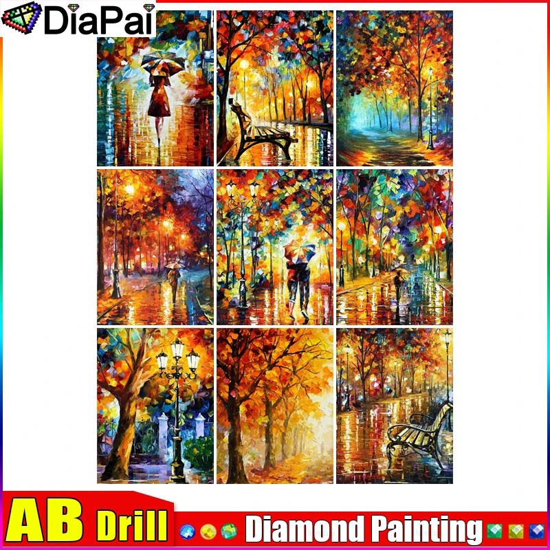 DIAPAI AB 5D DIY Diamond Painting "Street Iights Colorful Trees"Full Drill Resin Diamond Embroidery Cross Stitch Home Decor
DIAPAI AB 5D DIY Diamond Painting "Street Iights Colorful Trees"Full Drill Resin Diamond Embroidery Cross Stitch Home Decor