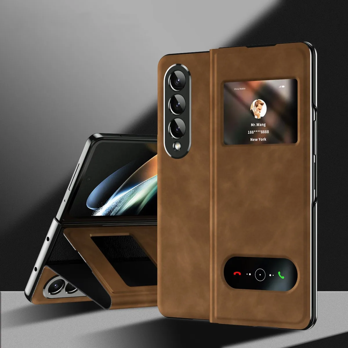 Чехол из натуральной кожи со скользящим окошком для Samsung Galaxy Z Fold 4, чехол для Z Fold 3 2
Чехол из натуральной кожи со скользящим окошком для Samsung Galaxy Z Fold 4, чехол для Z Fold 3 2