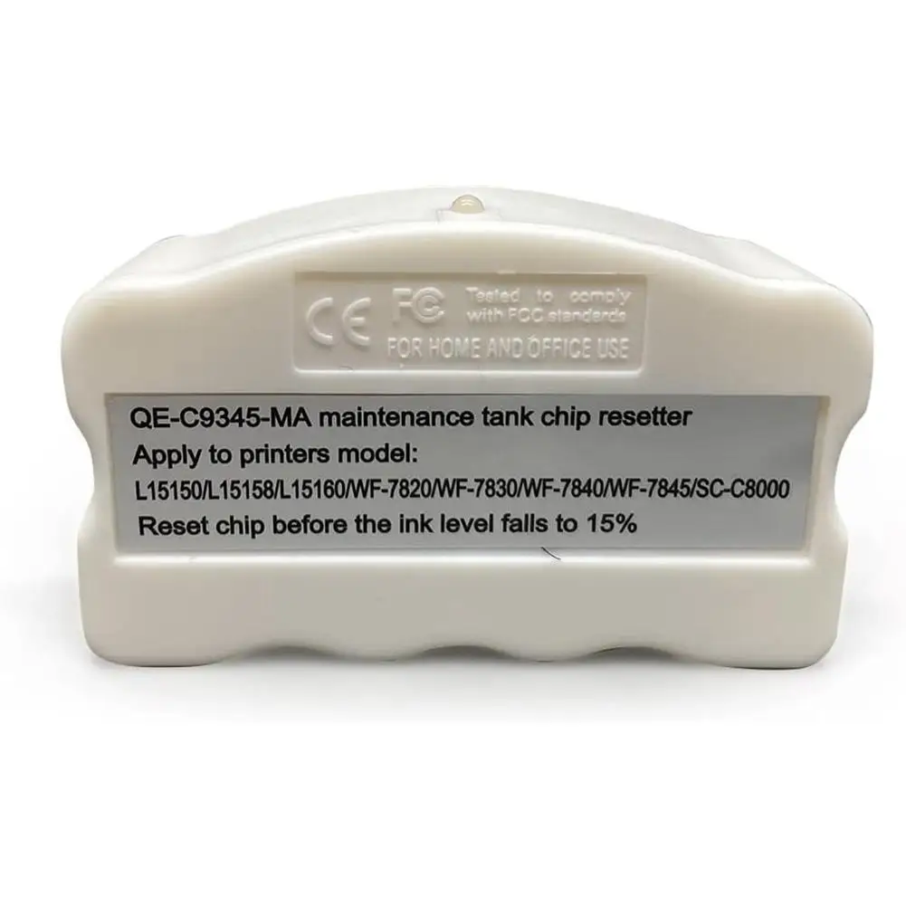 C9345 Maintenance Tank Chip Resetter Ideal for Epson Printers Designed for Maximum Performance & Value Reliable & Durable
C9345 Maintenance Tank Chip Resetter Ideal for Epson Printers Designed for Maximum Performance & Value Reliable & Durable