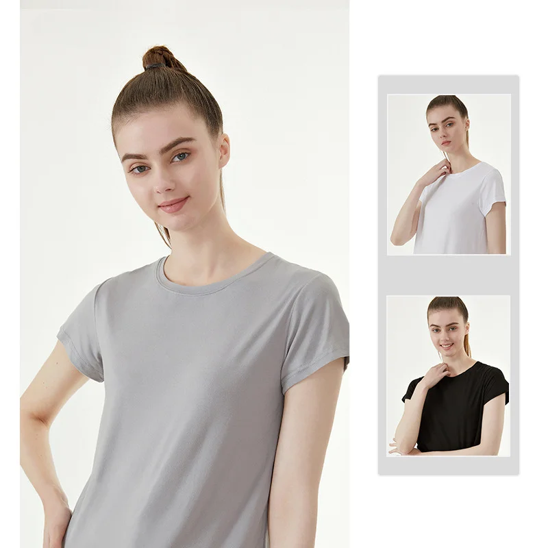 Three Piece Summer New Women's Round Neck Loose Casual T-shirt In Solid Color, Simple And Versatile, Cool Feeling, Short Sleeved
Three Piece Summer New Women's Round Neck Loose Casual T-shirt In Solid Color, Simple And Versatile, Cool Feeling, Short Sleeved