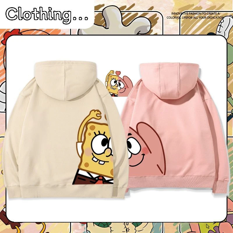 Spongebob Squarepants Patrick Star Cartoon Long-Sleeved Hooded Nice Looks Girls or Couples Casual Fleeced Sweater Sweatshirt
Spongebob Squarepants Patrick Star Cartoon Long-Sleeved Hooded Nice Looks Girls or Couples Casual Fleeced Sweater Sweatshirt