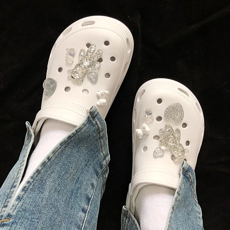 Hot Sell Cute Bow Knot Set Shoes Accessories Clogs Decoration Children'S Gift Croc Shoe Charms Fashion Sandals Buckle
Hot Sell Cute Bow Knot Set Shoes Accessories Clogs Decoration Children'S Gift Croc Shoe Charms Fashion Sandals Buckle