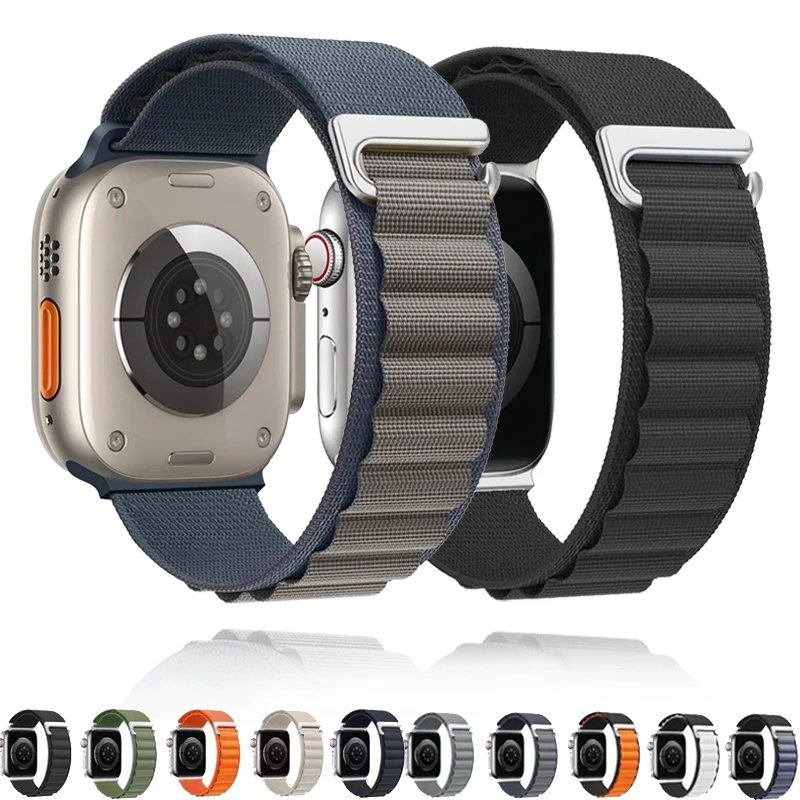 Ремешок Alpine для Apple watch band 49 мм 44 мм 45 мм 40 мм 41 мм 44 мм, нейлоновый браслет correa iwatch series 9 8 SE 7 4 3 Ultra band
Ремешок Alpine для Apple watch band 49 мм 44 мм 45 мм 40 мм 41 мм 44 мм, нейлоновый браслет correa iwatch series 9 8 SE 7 4 3 Ultra band