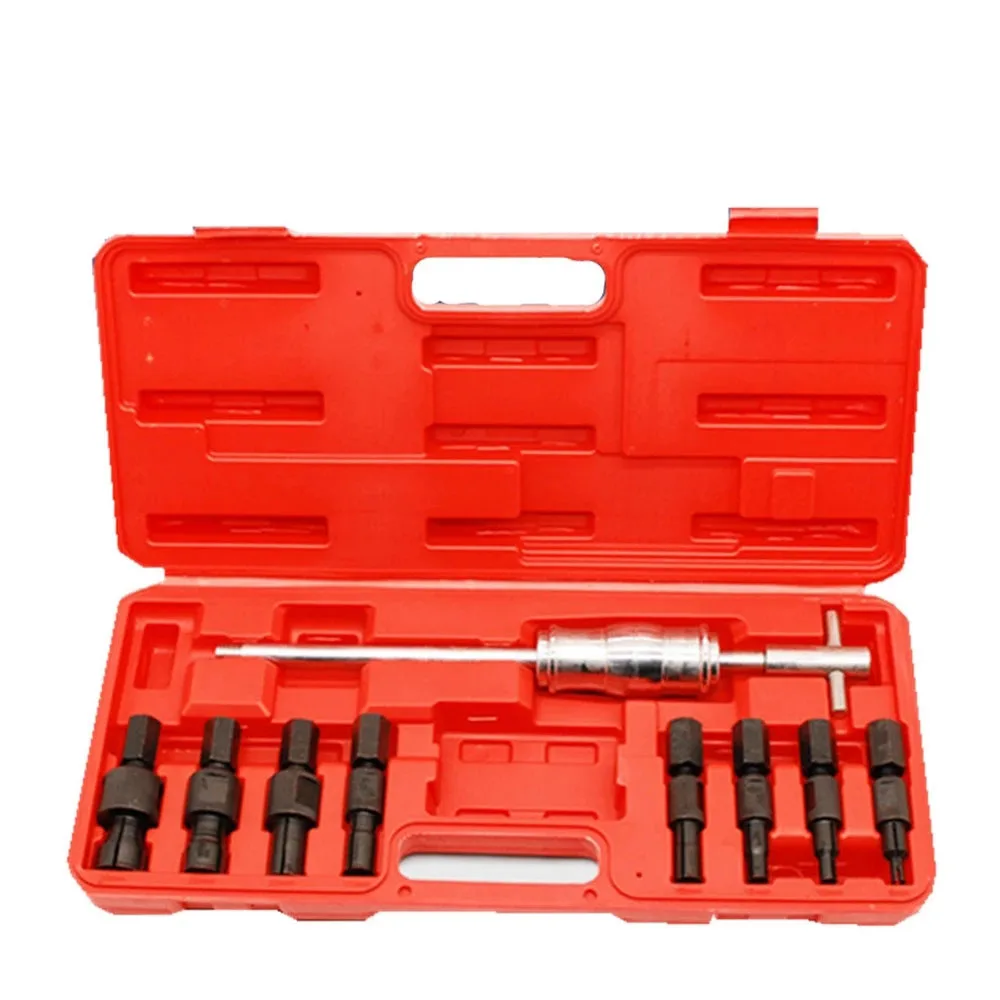 9Pc Blind Hole Slide Hammer Pilot Bearing Puller Internal Extractor Removal Kit 8-32MM Car Disassembly Tool
9Pc Blind Hole Slide Hammer Pilot Bearing Puller Internal Extractor Removal Kit 8-32MM Car Disassembly Tool