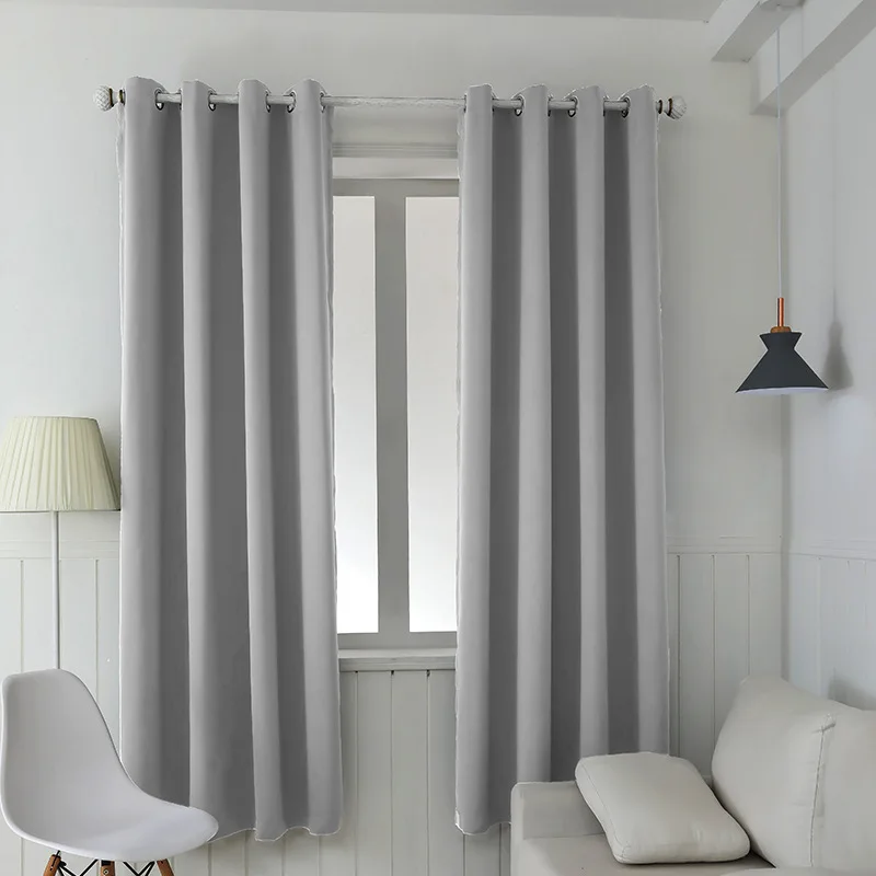 High precision black curtain blackout cloth heat insulation curtain Nordic style curtain solid color curtain
High precision black curtain blackout cloth heat insulation curtain Nordic style curtain solid color curtain
