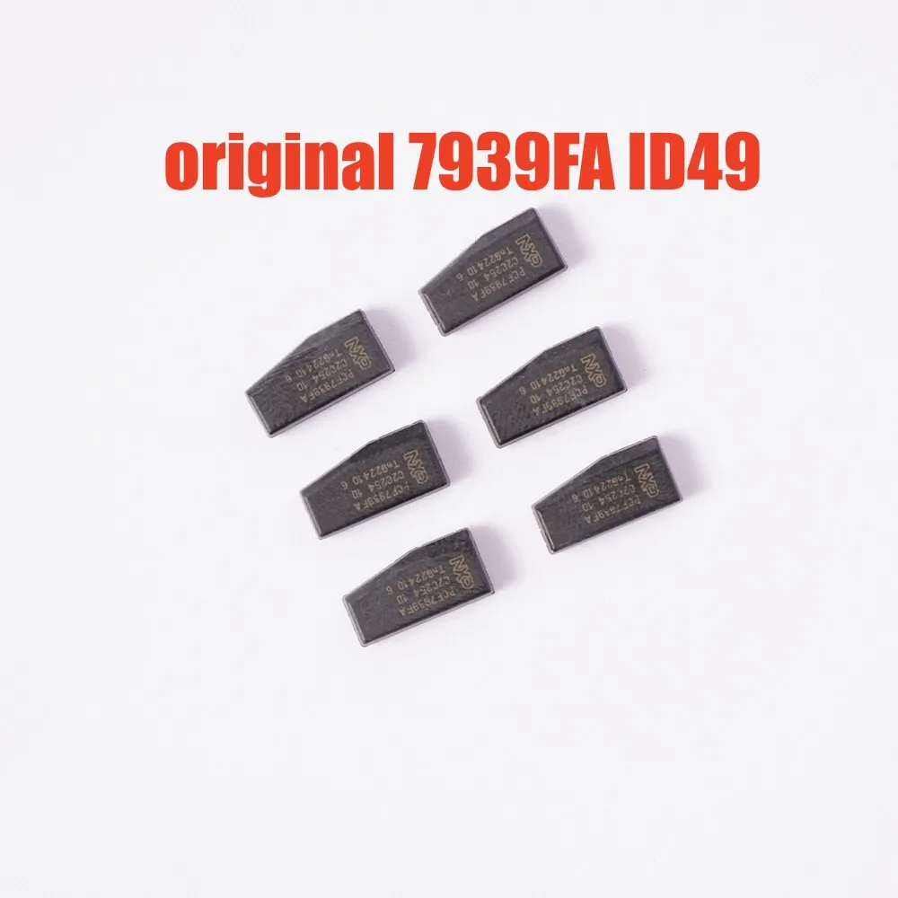 

1pc 2pcs 5pcs Original ID49 PCF7939FA PCF7939 FA 7939FA 49 Car Key Chip for Ford 128 Auto Transponder Chips