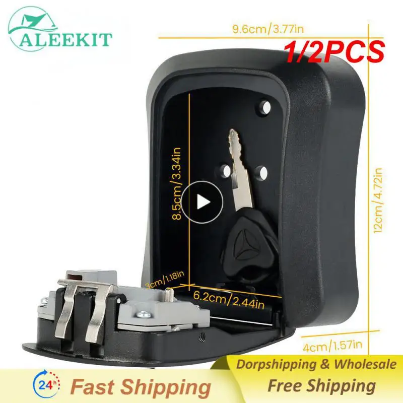 1/2PCS Wall Mount Key Storage Secret Box Organizer 4 Digit Combination Password Security Code Lock No Key Home Key Safe Box
1/2PCS Wall Mount Key Storage Secret Box Organizer 4 Digit Combination Password Security Code Lock No Key Home Key Safe Box