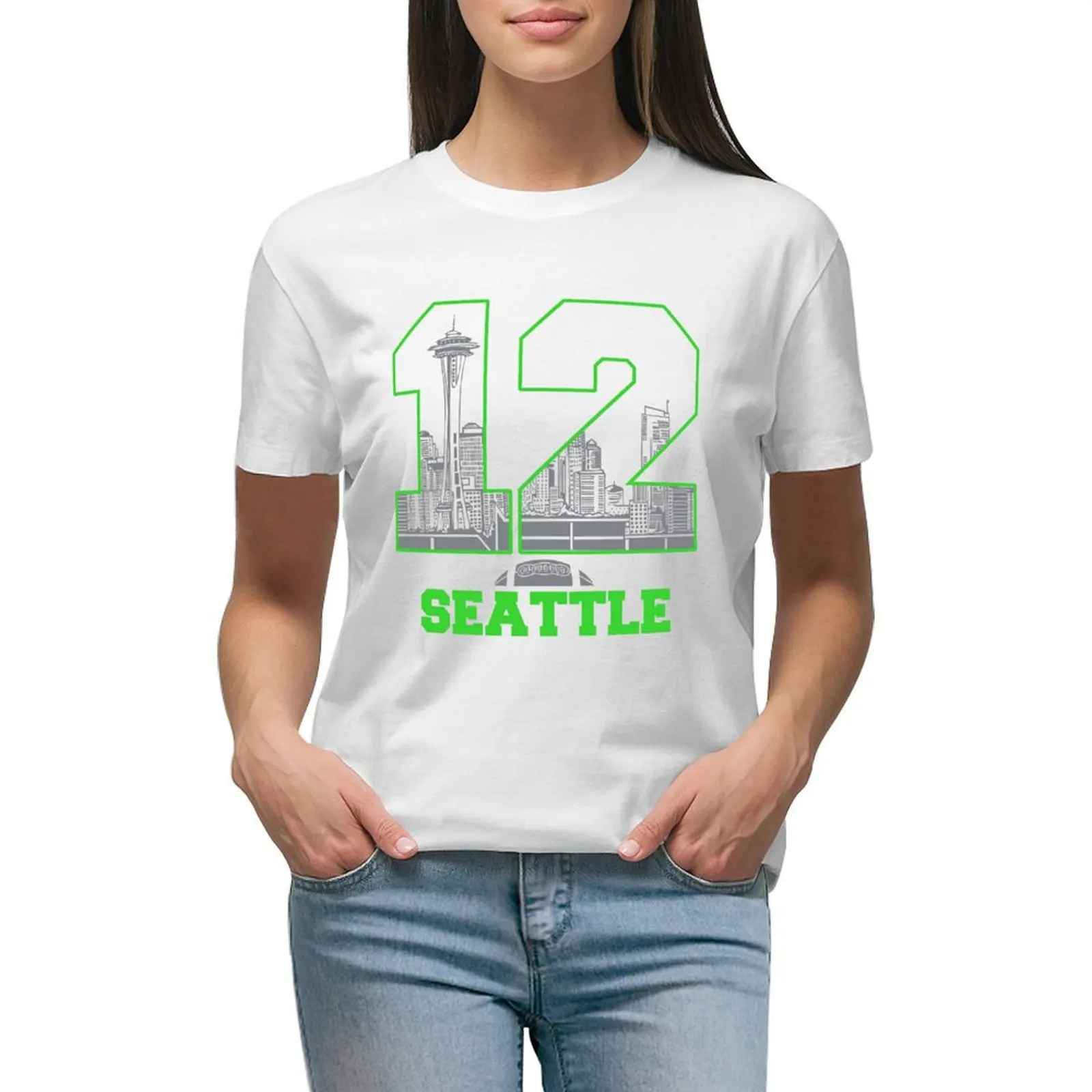 12th Man Seattle Football T-shirt Blouse aesthetic clothes t-shirt dress for Women plus size
12th Man Seattle Football T-shirt Blouse aesthetic clothes t-shirt dress for Women plus size