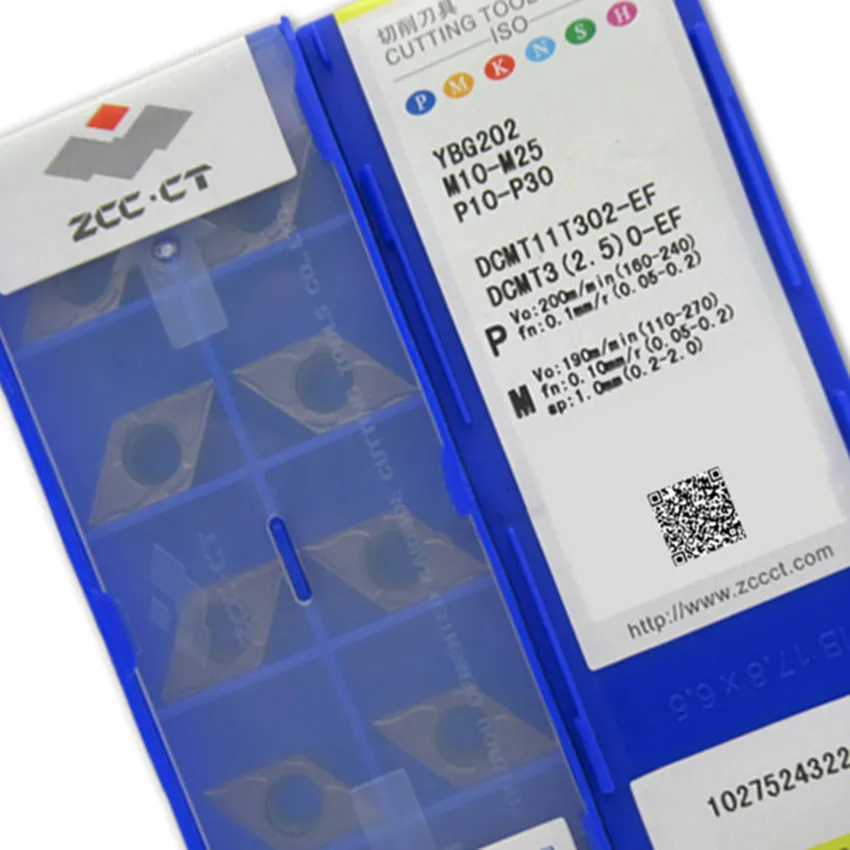 ZCC.CT DCMT11T302-EF YBG202/DCMT11T304-EF YBG202/DCMT11T308-EF YBG202 DCMT11T3 DCMT32.51 DCMT32.52 CNC carbide inserts 10PCS/BOX
ZCC.CT DCMT11T302-EF YBG202/DCMT11T304-EF YBG202/DCMT11T308-EF YBG202 DCMT11T3 DCMT32.51 DCMT32.52 CNC carbide inserts 10PCS/BOX