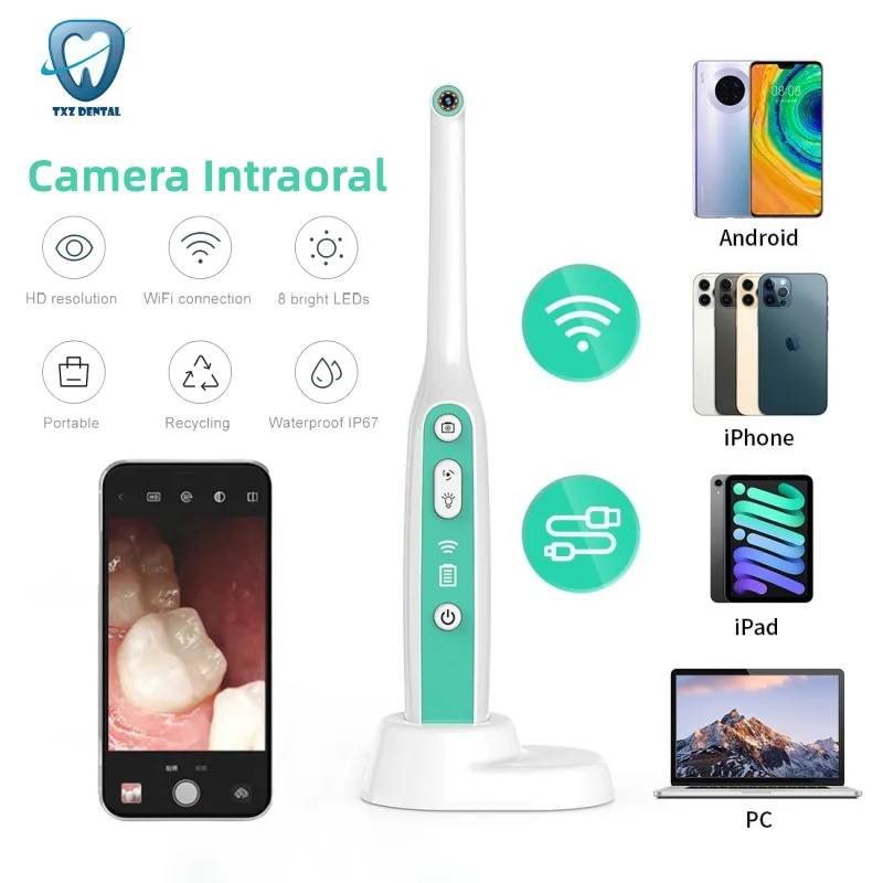 Беспроводной стоматологический эндоскоп Camara 1080P с Wi-Fi для стоматологической клиники
Беспроводной стоматологический эндоскоп Camara 1080P с Wi-Fi для стоматологической клиники