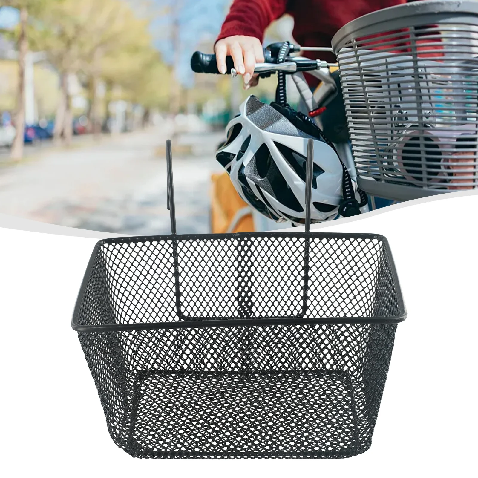 Bike Basket Front Basket Baskets Bicycle Accessories Cycling Handlebar Large Capabilities Metal Shopping Bicycle Durable
Bike Basket Front Basket Baskets Bicycle Accessories Cycling Handlebar Large Capabilities Metal Shopping Bicycle Durable