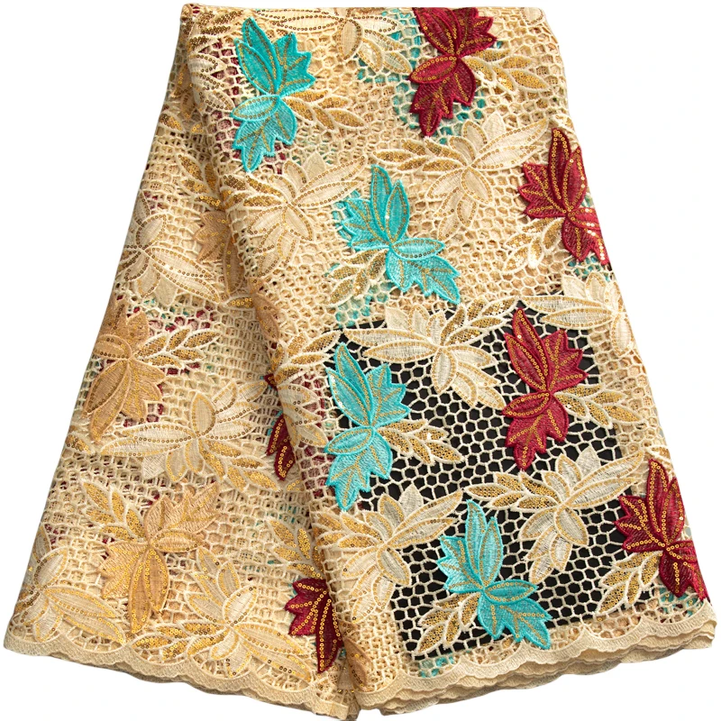 Hot Sale African Cord Lace Fabric 2023 High Quality Water Soluble Nigerian Guipure Cord Lace for Women Party Wedding F3507
Hot Sale African Cord Lace Fabric 2023 High Quality Water Soluble Nigerian Guipure Cord Lace for Women Party Wedding F3507