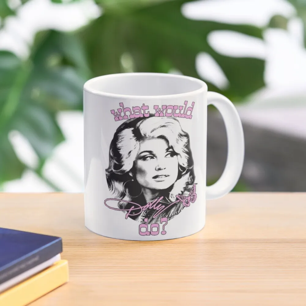 

WWDD - What Would Dolly Do Coffee Mug Customs Ceramic Cups Creative Thermo Cups To Carry Tourist Mug