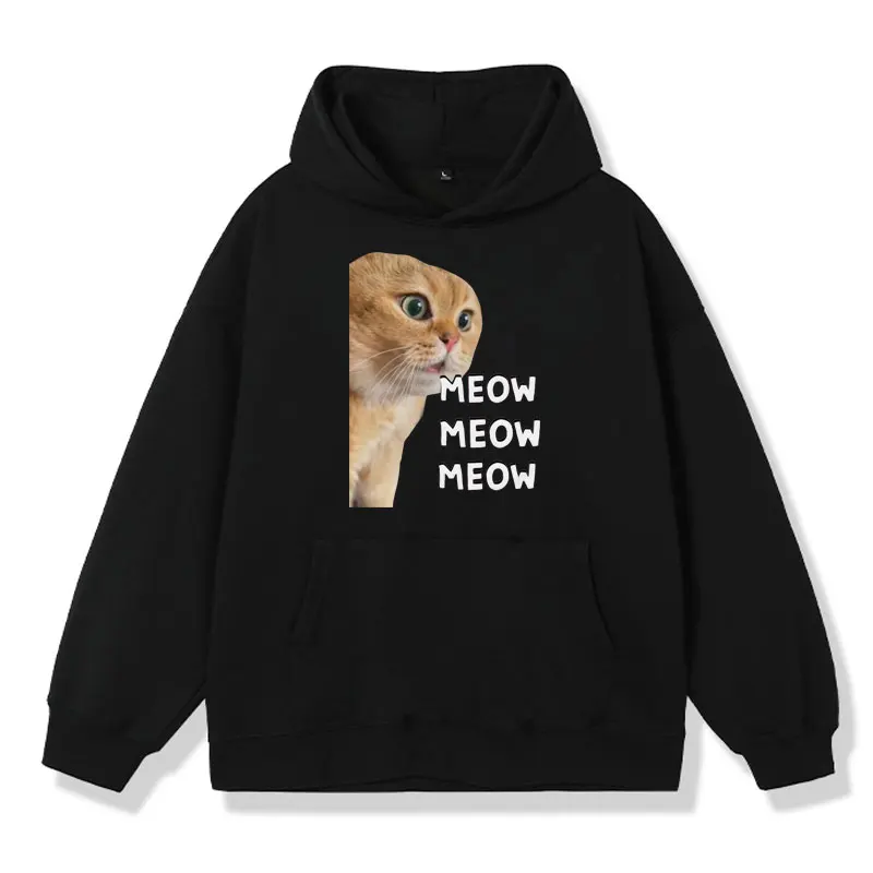 Talking Meme Cat Funny Graphic Print Hoodie Autumn and Winter Fashion Oversized Sweatshirt Cartoon Harajuku Hoody Pullover Man
Talking Meme Cat Funny Graphic Print Hoodie Autumn and Winter Fashion Oversized Sweatshirt Cartoon Harajuku Hoody Pullover Man