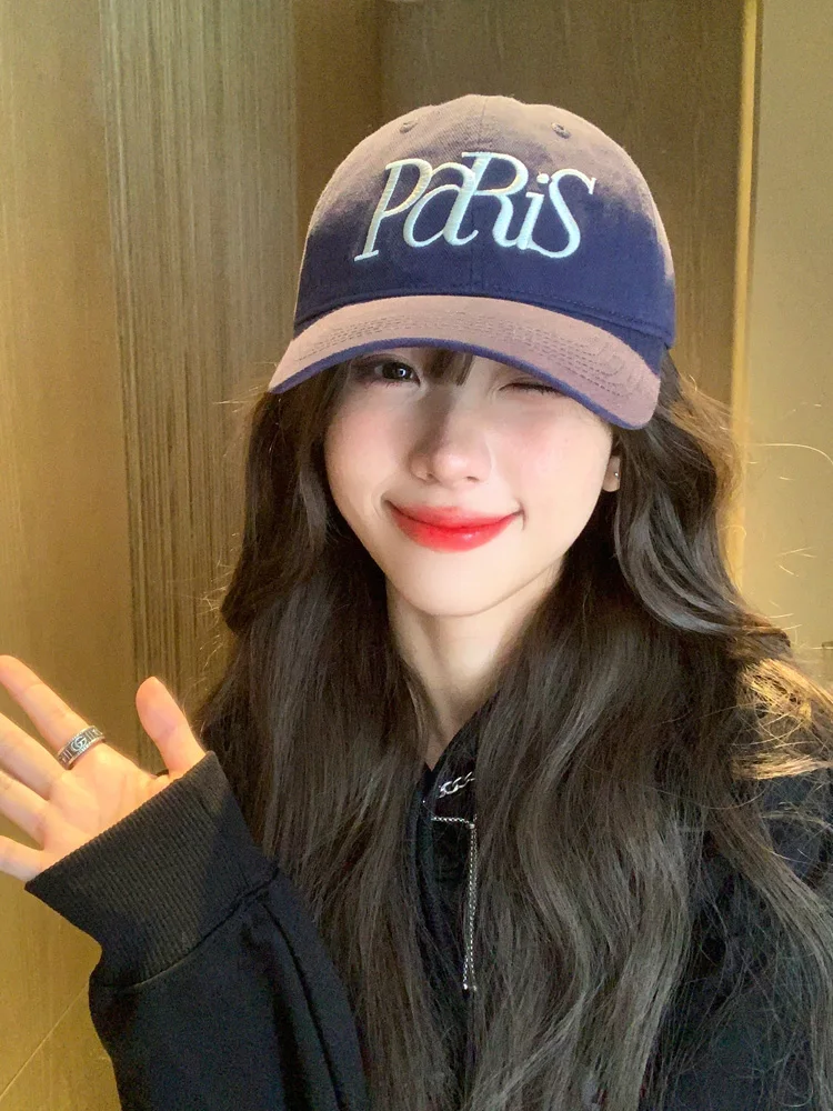 Women's Embroidered Peaked Cap Trendy Sun-Proof Baseball Cap with Letters Spring and Summer All-Match
Women's Embroidered Peaked Cap Trendy Sun-Proof Baseball Cap with Letters Spring and Summer All-Match