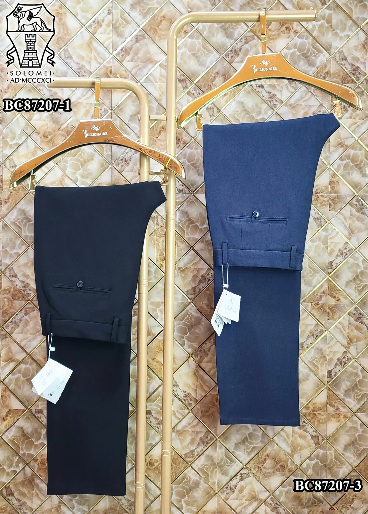 BILLIONAIRE SIJITONGDA Pants Cashmere thick men 2024 Autumn Winter New Boutique Jeans quality Long Business big size 30-40
BILLIONAIRE SIJITONGDA Pants Cashmere thick men 2024 Autumn Winter New Boutique Jeans quality Long Business big size 30-40