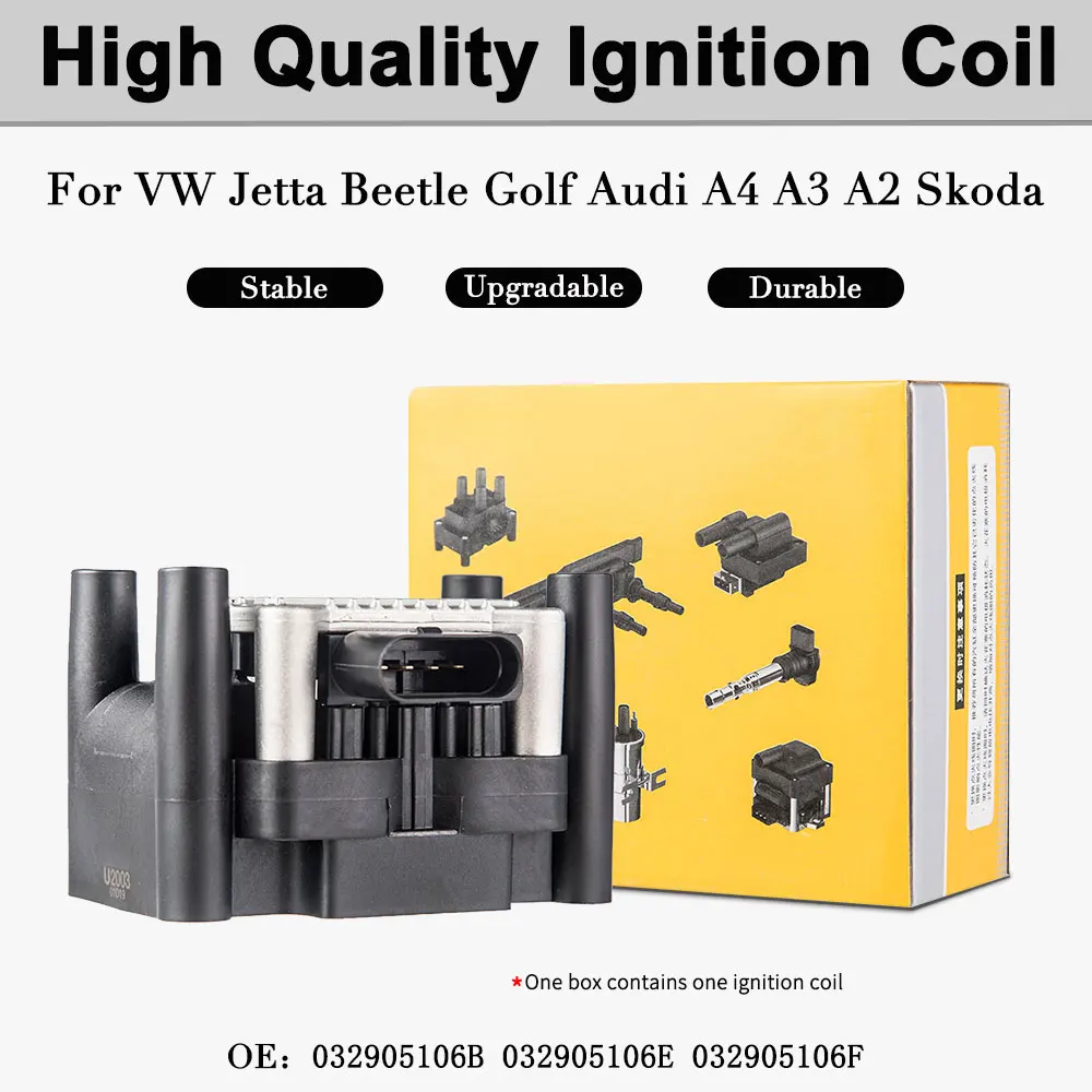 1 шт. 032905106F 032905106 Катушка зажигания для VW Jetta Beetle Golf Audi A4 A3 A2 Skoda переднее сиденье 032905106B 032905106E
1 шт. 032905106F 032905106 Катушка зажигания для VW Jetta Beetle Golf Audi A4 A3 A2 Skoda переднее сиденье 032905106B 032905106E
