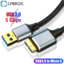 USB 3.0 Type A  to Micro B Connector Cable 5Gbps 3A Fast Data Sync Cord USB C to Micro B Adapter External Hard Drive Disk Cable