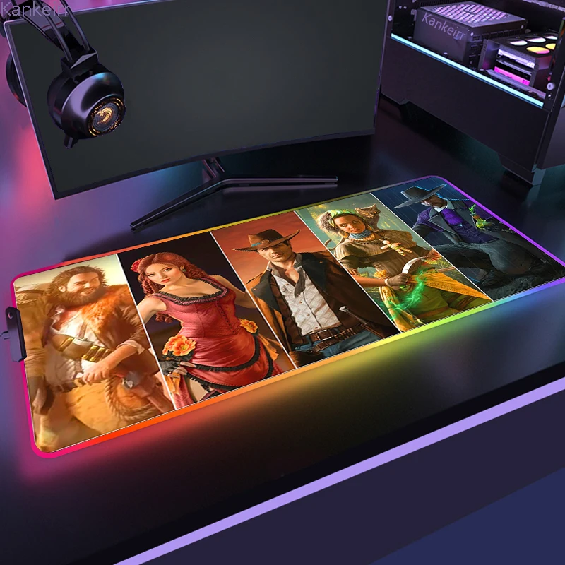 RGB D-Desperadoss 3 Non-Slip Gaming Backlight Mousepad For PC Laptop Gamer Keyboard Mat Xxl Led Carpet Rubber Cool Rug Mouse Pad
RGB D-Desperadoss 3 Non-Slip Gaming Backlight Mousepad For PC Laptop Gamer Keyboard Mat Xxl Led Carpet Rubber Cool Rug Mouse Pad