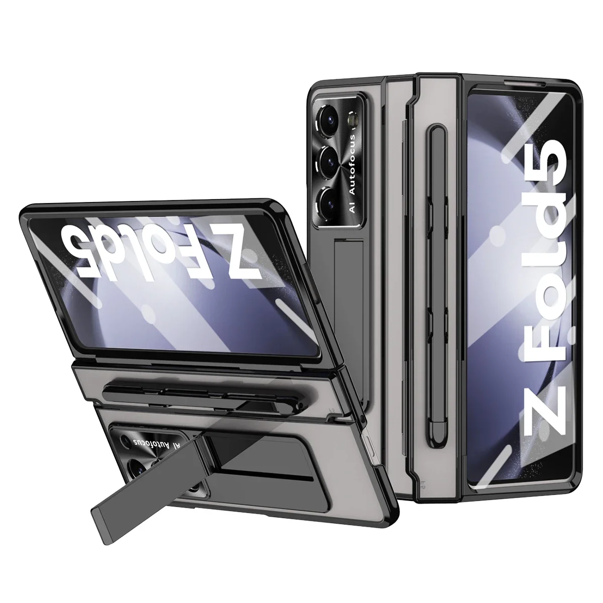 For Samsung Galaxy Z Fold 6 5 4 3 Case Plating Transparent Bracket Hinge Folding With S Pen Slot Tempered Film Shockproof Cover
For Samsung Galaxy Z Fold 6 5 4 3 Case Plating Transparent Bracket Hinge Folding With S Pen Slot Tempered Film Shockproof Cover
