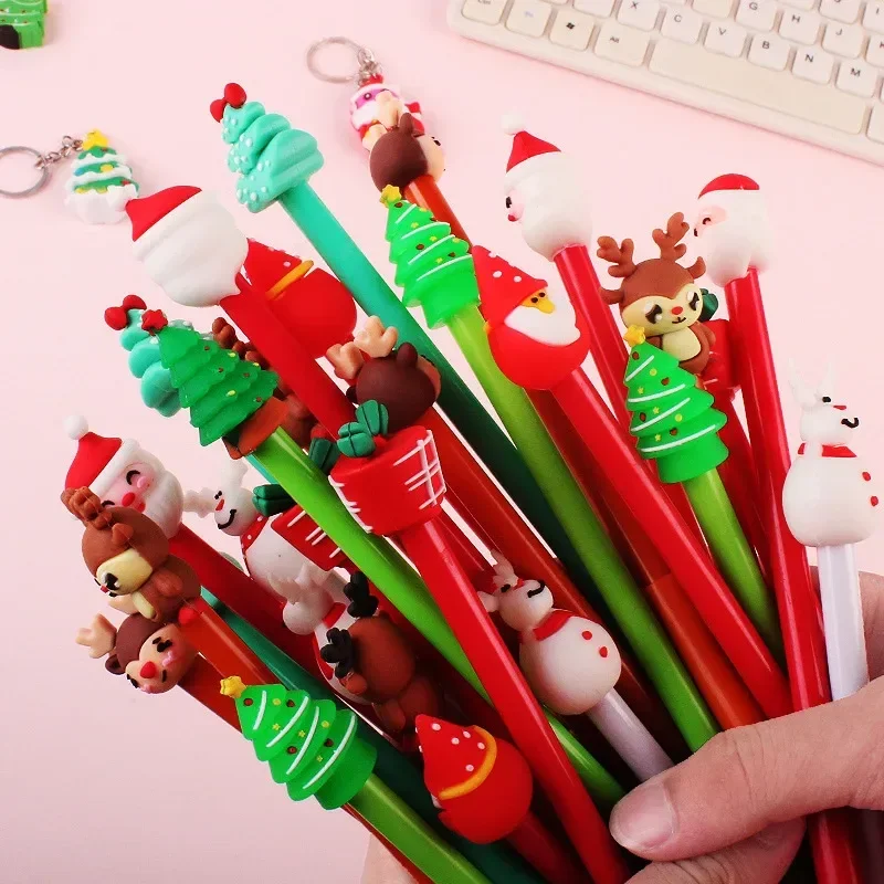 Cute Gel Pen 20 /30pcs Christmas Series Small Fresh Student Office Pen Examination Tool Stereo Full Needle Smooth Black Refill
Cute Gel Pen 20 /30pcs Christmas Series Small Fresh Student Office Pen Examination Tool Stereo Full Needle Smooth Black Refill