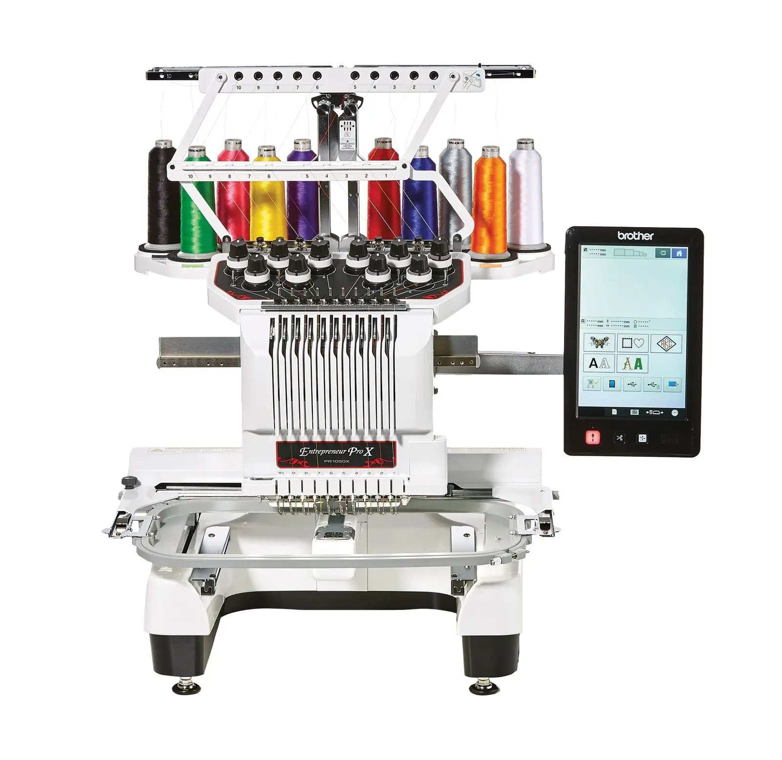 LIGHT NEW BROTHER PR1050X Commercial Embroidery Machine PR1050X 10-Needle Home Embroidery Machine
LIGHT NEW BROTHER PR1050X Commercial Embroidery Machine PR1050X 10-Needle Home Embroidery Machine