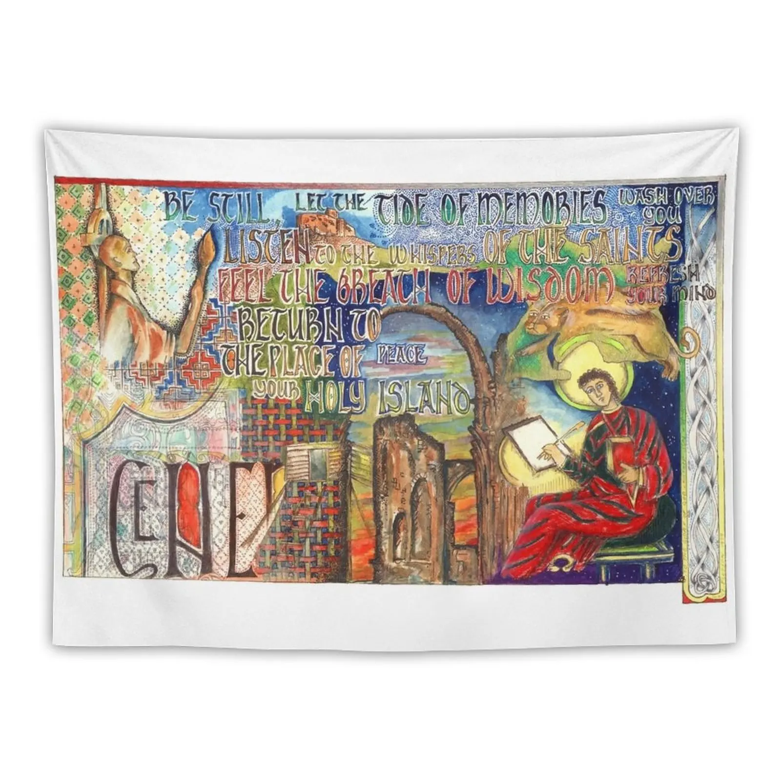 

Holy Island Tapestry Room Decoration Accessories Bedroom Organization And Decoration Wall Decoration Items Carpet Wall