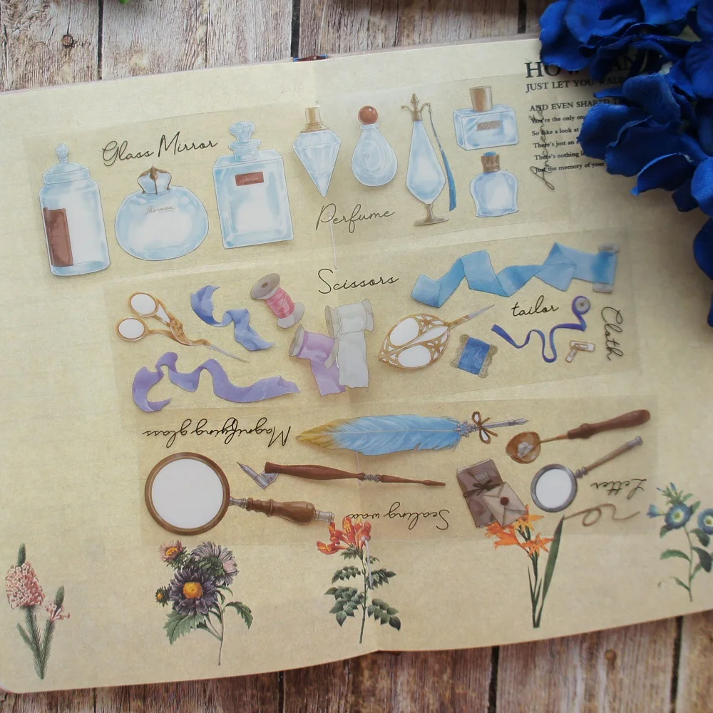 6 Sheets Study Room Hand Work Room PVC Sticker Scrapbooking DIY Gift Packing Label Decoration Tag
6 Sheets Study Room Hand Work Room PVC Sticker Scrapbooking DIY Gift Packing Label Decoration Tag