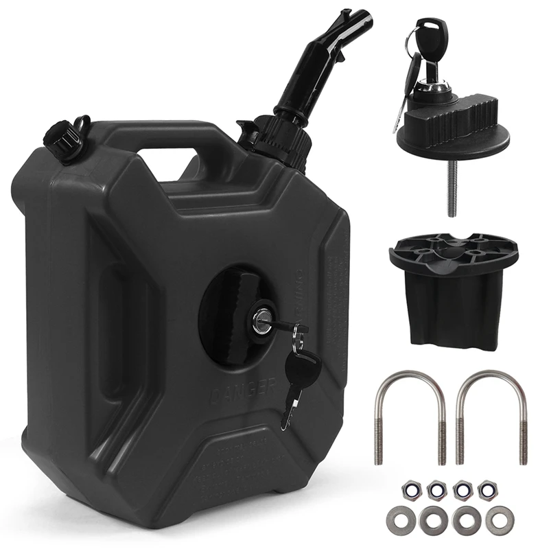 5L Emergency Backup SUV Motorcycle Petrol Diesel Storage Gas Tank With Lock Motorcycle Portable Gas Fuel Tank Replacement
5L Emergency Backup SUV Motorcycle Petrol Diesel Storage Gas Tank With Lock Motorcycle Portable Gas Fuel Tank Replacement